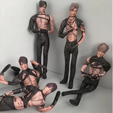 Love and Deepspace Rafayel Zayne Caleb Sylus Cosplay Plush Doll Keychain Desk Ornament Stand Room Decor Abstract Joint Twistable