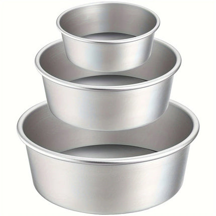 4-8 inch Aluminum Round Cake Bakeware solid bottom Chiffon  die for aluminum alloy Home baking cake mold pan cake tin