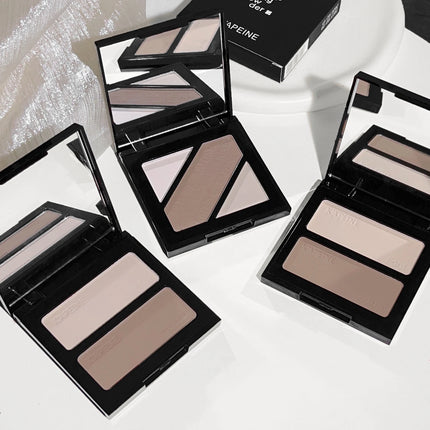 Two-tone three-color contouring palette, shadow nose shadow touching, brightening, contouring, highlighter contouring palette