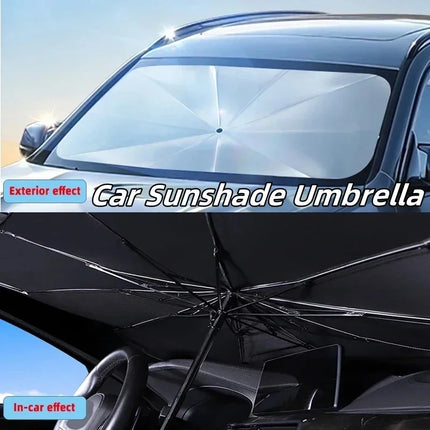 Car Windshield Sun Shade Umbrella Foldable Auto Sunshade Parasol Summer Uv Protection Interior Heat Insulation Curtain