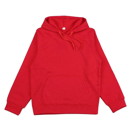 2025 Autumn and Winter New Unisex Fashion Fashion Fashion Brand Casual Hooded Sweater Sports Jogging Solid Color Loose Pullover