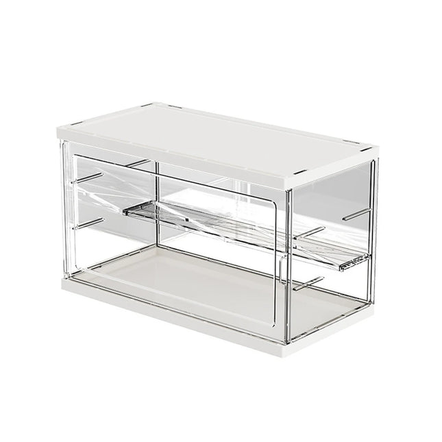 Transparent Acrylic PP Plastic Blind Box Storage Display Rack for Handmade Dolls Bubble Mart Doll Display Box Organize storage