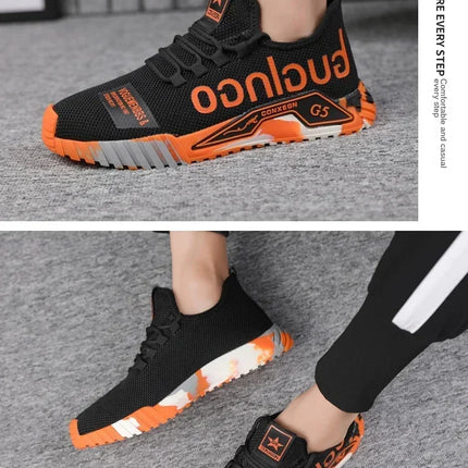 Runing Sport Fashion High Top Sneakers Zapatillas De Deporte 2024 Men Casual Mesh Shoes Light Soft Breathable Vulcanize Shoes