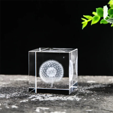 Creative 4cm Rain Clouds Raindrop Cloud Square Crystal Ornaments Heart Shape Home Office Decor Birthday Valentine's Day Gifts