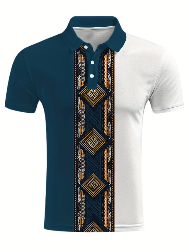 Polo Polo Shirt Men's Trendy Short Sleeved T-shirt Summer New Versatile Short Sleeved Polo Top Short Sleeved Shirt