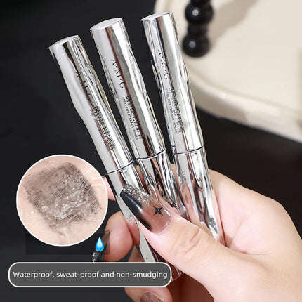Metal Iron Lashes Mascara Waterproof Silk Fiber Mascara Black Long Curling Eyelash Extensions Non-clumping Eyes Makeup Cosmetics