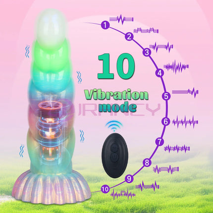 Vibrator Anal Dildos for Women Masturbator Consolador Silicone 10 Frequency Vibrador Anal Plug 18+ G Spot Clitoral Stimulator