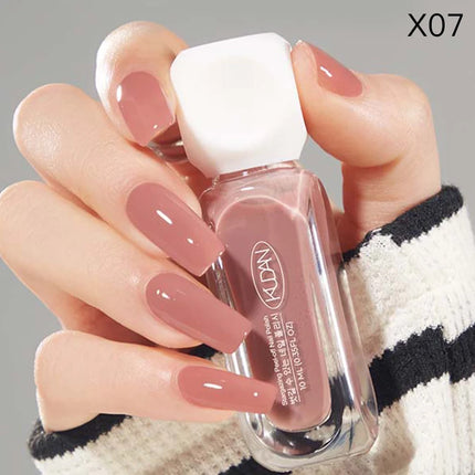 1PC 10ml Glass Bottle Water-Based Peel Off Nail Polish For Nails Colorful Chrome Varnish  Nail Art DIY Manicure No Need Lamp