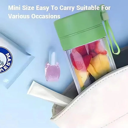 Portable Mini Blender Juice Maker USB Charging Residue Free Fresh Juice Healthy Milkshake Mini Juicer Suitable for Outdoor Use