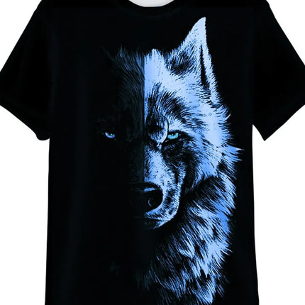 Animal Pattern Men's T-Shirt 3D Barbarian Bear Short Sleeve Fashion Personalized T-Shirt Loose Oversized T-Shirt Men's Clothing
