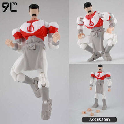 3D Printe Dummy13 T13 Unschlagbarer Mark Grayson  Mark Grayson Actionfigur Anime Sammlermodell Spielzeug für Kinder Geschenk