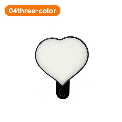 Mini LED Fill Light Portable Pocket Clip Lamp USB Rechargeable for iPhone Android iPad Laptop Video Vlog Live Photography