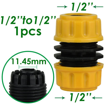 KESLA 1 3/4 1/2 inch Garden Water Hose Quick Connector Pipe Extension Coupler Fitting 25 20 16mm Repair Joint Irrigation System