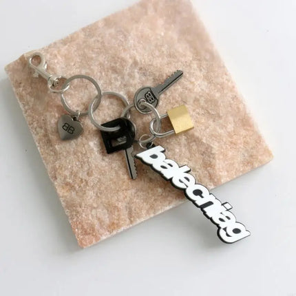 Portable Silicone Letter Bag Charm Keychain Pendant Portable Charm Adds a Touch of Romance Suitable for Any Occasion