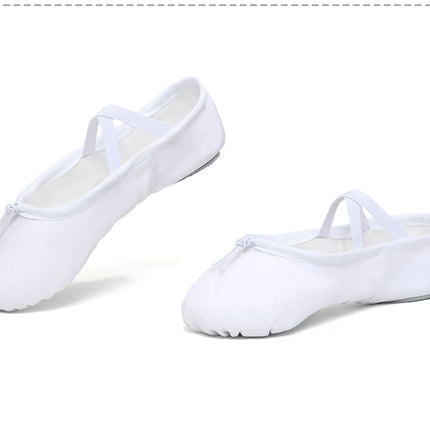 Women Ballet Shoes Girls Dance Slippers Split Sole Gymnastics Yoga Dancing Shoes Canvas Children Adult Ballerina Shoes