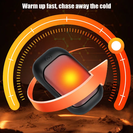 Magnetic rechargeable hand warmer 2-piece set, fast heating, 3-speed adjustment, portable hand warmer ﻿
