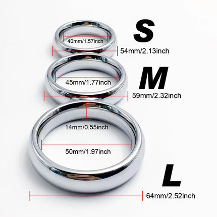1pcs Penis Stretcher Fun metal rings Male sex products metal penile rings time-lapse penis rings penis weights dick sex toys