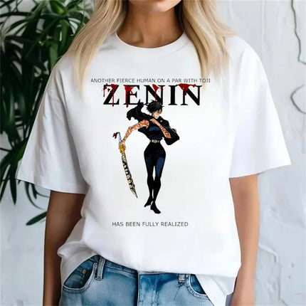 Jujutsu Kaisen  T Shirt Women Japanese Maki Zenin Tee Girl Anime T-Shirts Clothing Short Sleeve Tops
