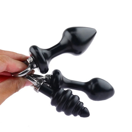 Exotic Accessories Metal Anal Plug With Pull Ring Adult Sex Products Anus Dilator Ass Stuff Tail Bdsm Erotic Games Novel Toys