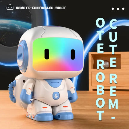 Remote Control Robot Touch Programmable Electric Dancing Music Rgb Led Lights Interactive Electronic Toy For Indoor Hobby