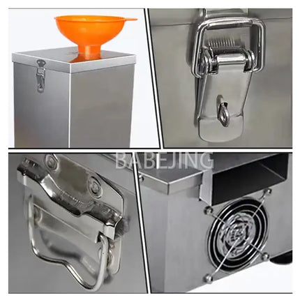 BABEJING Fully Automatic Electric Garlic Crusher Peeler Household Kitchen Tool for Efficient Cooking
