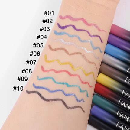Pearlescent Eyeliner Stick Pen Glitter Eyes Shadow Waterproof Quick-dry Gold Eye Liner Shiny High-gloss Cosmetics Beauty Makeup