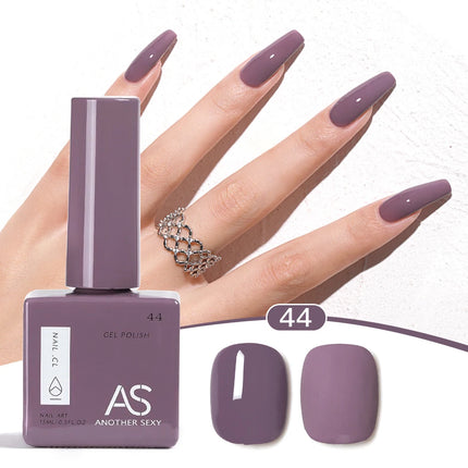 AS 1pc 15ml Bright Yellow Gel Nail Polish Starter Pure Soak Off No Wipe Nail Gel Polish Varnish Suitable For All Seasons