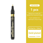 1Pc Gold 2mm