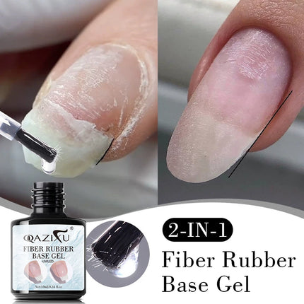 10ml Fiber Repair Base Gel for Damaged Thin Nails Founctional Nail Gel Polish Soak Off Vanish Nail Art Manicure Tool