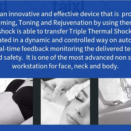 New Tshock Cold and Hot Skin Firming Cryo Facial Portable for Fat Reduction Skin Tightening Body Contouring and Body Slimming