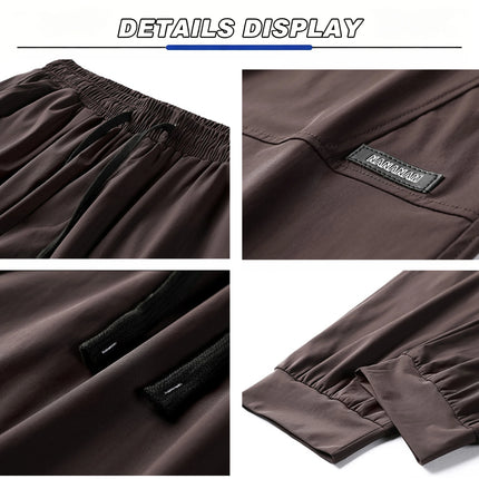 10XL Casual Pants Mens Straight Loose Trousers Men Clothing Elastic Waist Quick Dry Pants Summer Fashion Oversized Joggers Pants