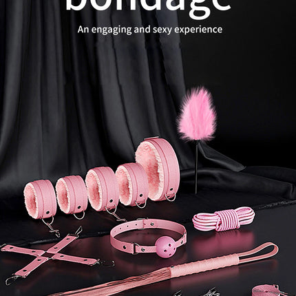 BDSM Adjustable Straps Bed Restraints Sex Bondage Kit For Couple Handcuffs Ankle Cuffs With Bondage Set SM Adult Games Sex Toys