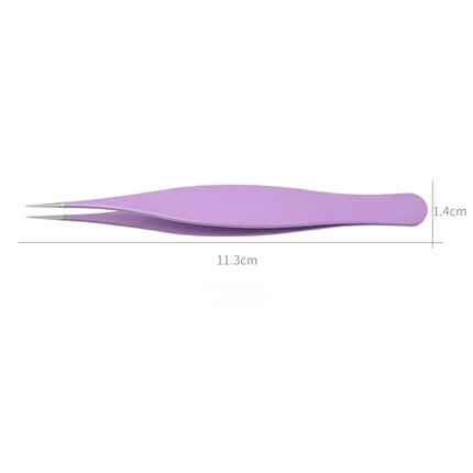 New Super Pointed Acne Clip Acne Needle Grafting Eyelash Clip Blackhead Clip Fake Eyelash Tweezers Feauty Tool  Lash Tweezers