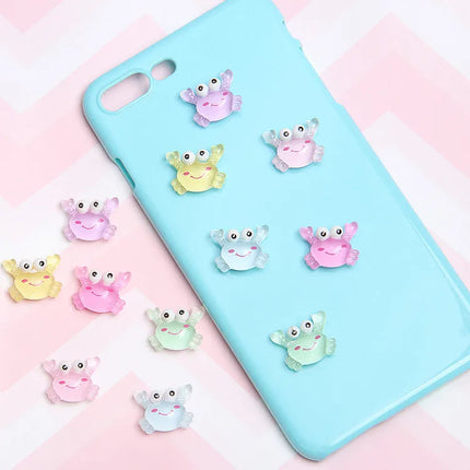 8pcs/Lot Slime Charms Mermaid Tail For DIY Cake Phone Decoration Sprinkles Toys Mud Polymer Clay Slime Supplies