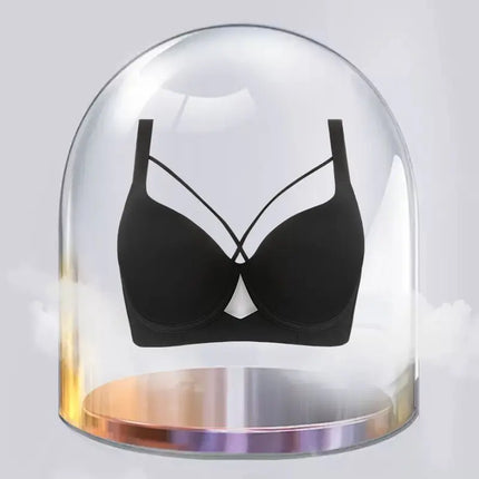 Large Size Seamless Lingerie for Women Thin and Sexy Bra Comfortable Top Up Push-up Anti-Sagging Sports Breast Collection Bras