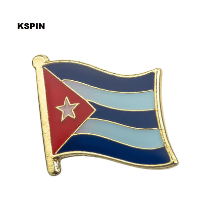 Cuba Flag Badge Brooch Natinal Lapel Pins Flag Lapel Pins Country Flag Badge