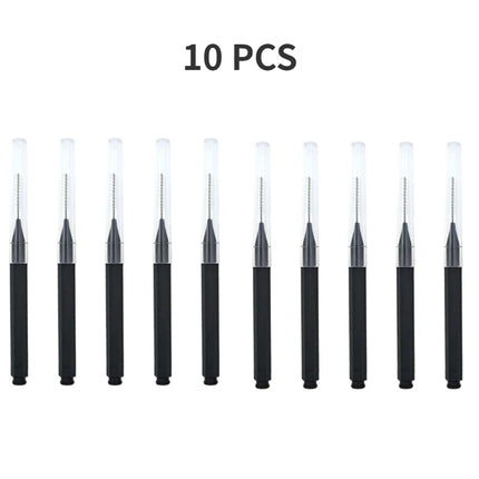 5/10/50PCS Mini Eyebrow Brush Brow Perm Brush Disposable Brow Lifting Brushes Bendable Micro Eyelash Brush Applicators Tools