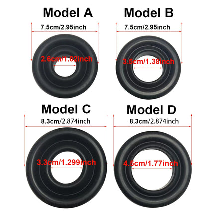 Acrylic Penis Pump Accessories Vacuum Penis Enlargement Device Masturbation Vacuum Pump Flange Pump Penis Cylinder Set Sex Toys
