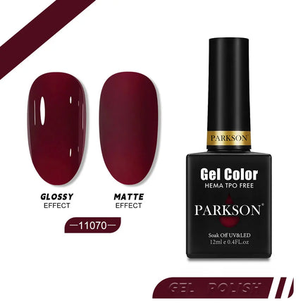Parkson 12ml Nail Gel Polish TPO HEMA Free Glitter Semi Permanent Soak Off UV LED Long Wear Ultra Diamond Top Coat Varnish