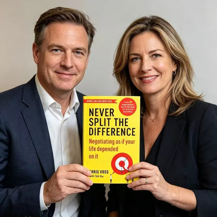 Never Split The Difference By Chris Voss Books in English for Adults Negotiations Emotional Intelligence New Listing