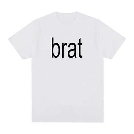 Charli Xcx with Special Guest Shygirl T-Shirts Brat Album Vintage T shirt Men/Women Clothing Aesthetic Cotton T-shirt Streetwear