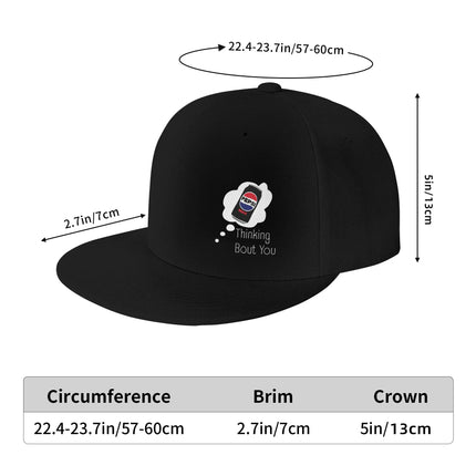 Thinking Bout You Pepsi Max Unisex Caps Outdoor Trucker Baseball Cap Snapback Hats Breathable Casquette
