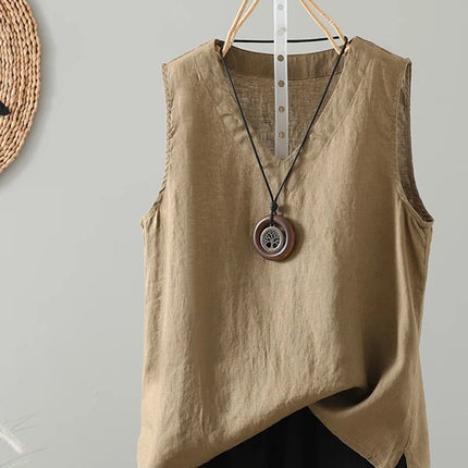 Retro Han Hanma Svel Strap Vest Women's Inner Summer Overhead Base irt  Casual Versatile Slimming Top
