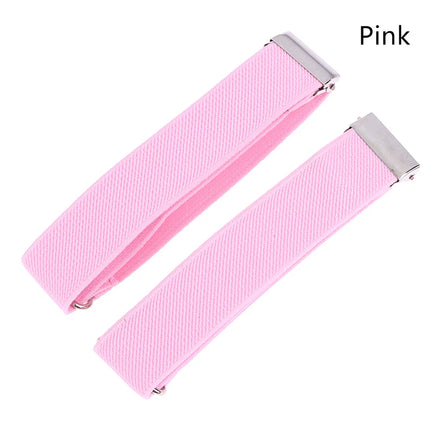 [O]  Anti-Slip Shirt Sleeve Garter Strap 1 Pair - Elastic Adjustable Armband Cuff Holder for Men Women Business