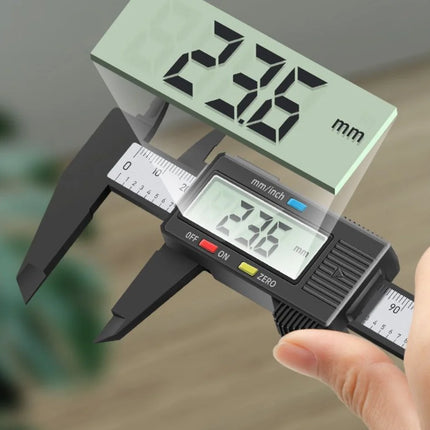 Precision Electronic Digital Caliper with Carbon Fiber Dial Vernier 100mm/150mm Micrometer Measuring Tool Digital Ruler