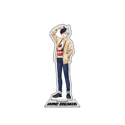 Anime WIND BREAKER Figures Sakura Haruka Suo Hayato 15cm Acrylic Stands Tomiyama Choji Character Model Fashion Decor Gift