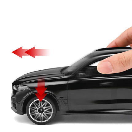 1:24 BMW X5M X5 SUV Alloy Car Model Diecast Metal Off-road Vehicles Car Model High Simulation Sound and Light Childrens Toy Gift