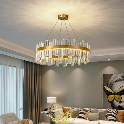 home decorationPendant lights, luxury crystal living room chandelier, dining room Pendant lamp, ceiling light, indoor lighting