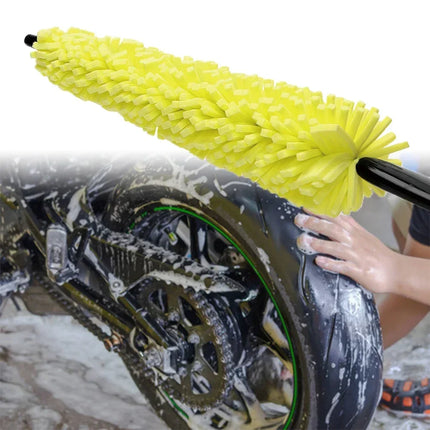 1/2pcs Sponge Brush Motorcycle Wheel Rims Washer Car Hubcaps Wash Auto Cleaning Tool With Handle Bicycle Dirt Pit Tool