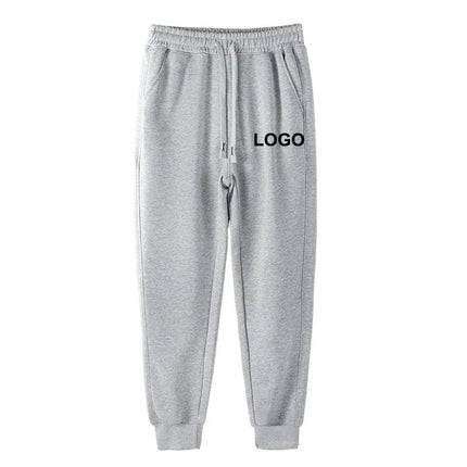 Customized 60% Cotton Sweatpants Men Fashion Personality Printed Relaxed Fit Trousers Womean Casual Elasetic Waist Joggers Pants